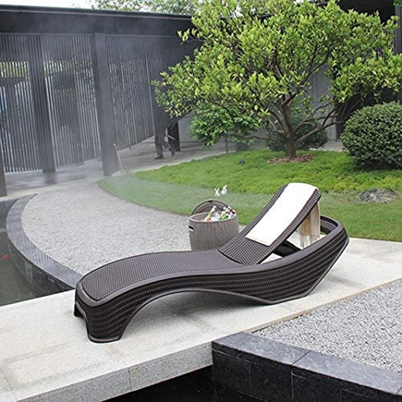 Ingifrith 200cm Long Reclining Single Chaise, Black