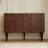Retro Nut-Brown Solid Wood Sideboard