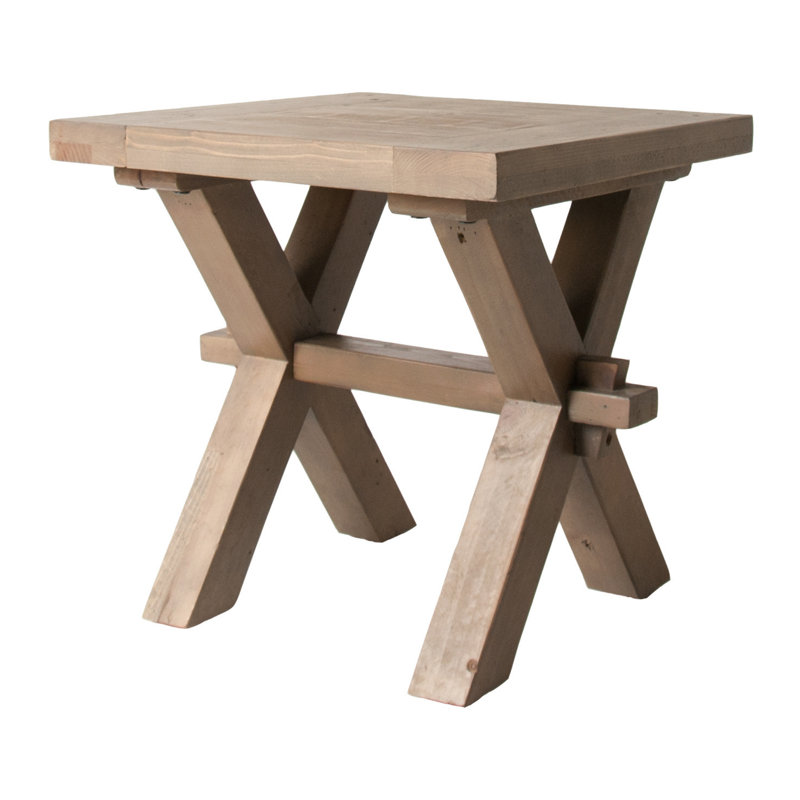 Winnie End Table, Natural Wood