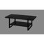 Table basse décorative, cocktail, rectangulaire, salon, L 48 po, métal, stratifié, contemporain-427746272