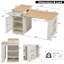 Îlot de cuisine polyvalent avec table de salle à manger extensible et rangement double face, idéal pour les cuisines et les salles à manger modernes