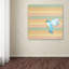 « flying blue oiseau », art sur toile-23105812