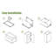 Armoire murale en bois massif blanc, porte simple avec 2 tablettes réglables pour la cuisine, disposition pour la lessive - l 18 po x P 12 po x H 36 po, caoutchouc, tablettes de solution de salle de bain en bois à processus rapide, fermeture en douceur, facile