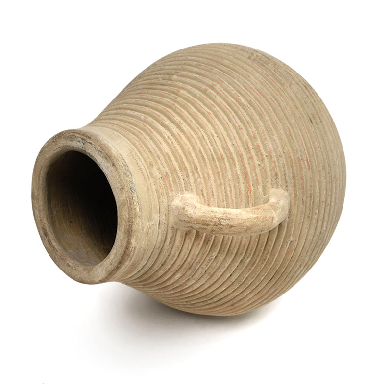 Urnes et pots en grès Armenuhi, Naturel, H 17,3 po x l 13,7 po x P 13,7 po