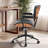 Pu Leather With Modern Walnut Drafting Office Chairs-1895704098