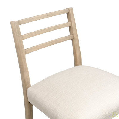Tabouret de bar avec dossier échelle (ensemble de 2)