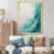 Impression dorée sur toile encadrée