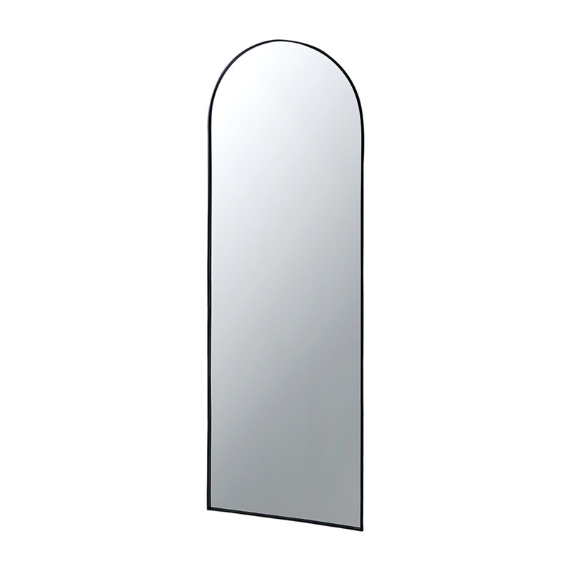 28X1x74" Celine Arch Body Mirror, Black