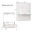 Lit escamotable double avec bureau, lit escamotable mural pour une utilisation compacte et polyvalente à la maison ou au bureau-1885074459