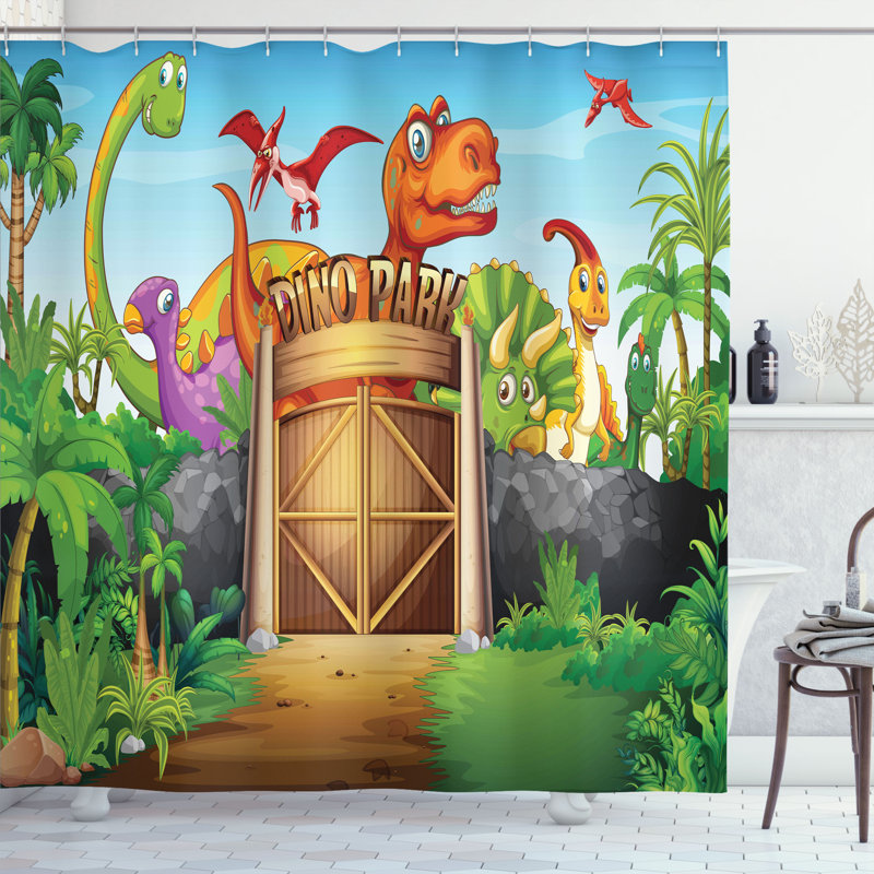 Shower Curtain with Hooks Included, 75"H x 69"W
