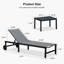 Chaise longue d'extérieur avec table Reivo-1236226325