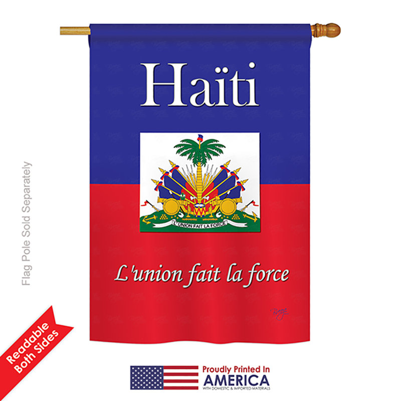 Double Sided Polyester, 40" H x 28" W