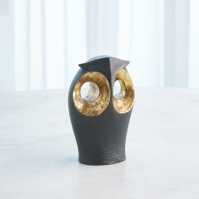 Gold Leafed Owl-Med