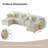 145"W U-Shape Sectional With Console & Cup Holders And USB Ports-1969420193
