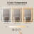 Dimmable LED Bathroom Mirror with Frontlit and Backlit, 3 Colors Temperature, Anti-fog, Tempered Glass, ETL Listed-1434347792