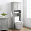 Rangement au-dessus de la toilette de l 26,63 po x H 66,25 po x P 10,5 po Crenshaw-1802296060
