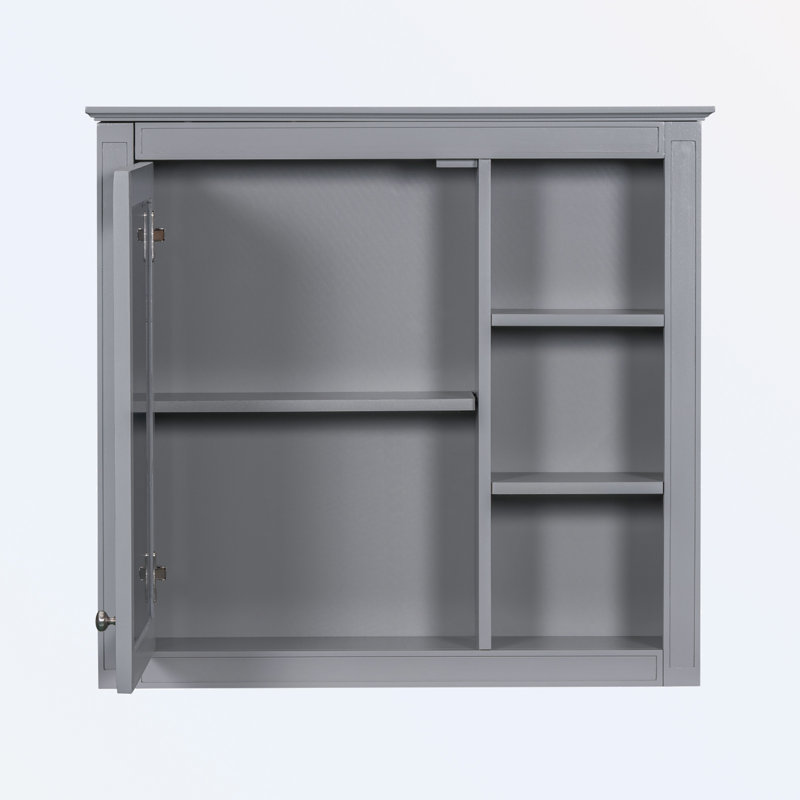 Armoire de salle de bain murale Topsham, Gris