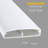 Simple Cord Organizer, 80in Cable Management Under Desk - Easy to Install Screws or Adhesive Mount Cord Covers for Wires on Wall, Desk and Home Office, Wall Cable Organizer (White)