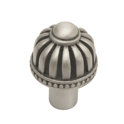 Cricket Cage medium round knobin Antique Brass