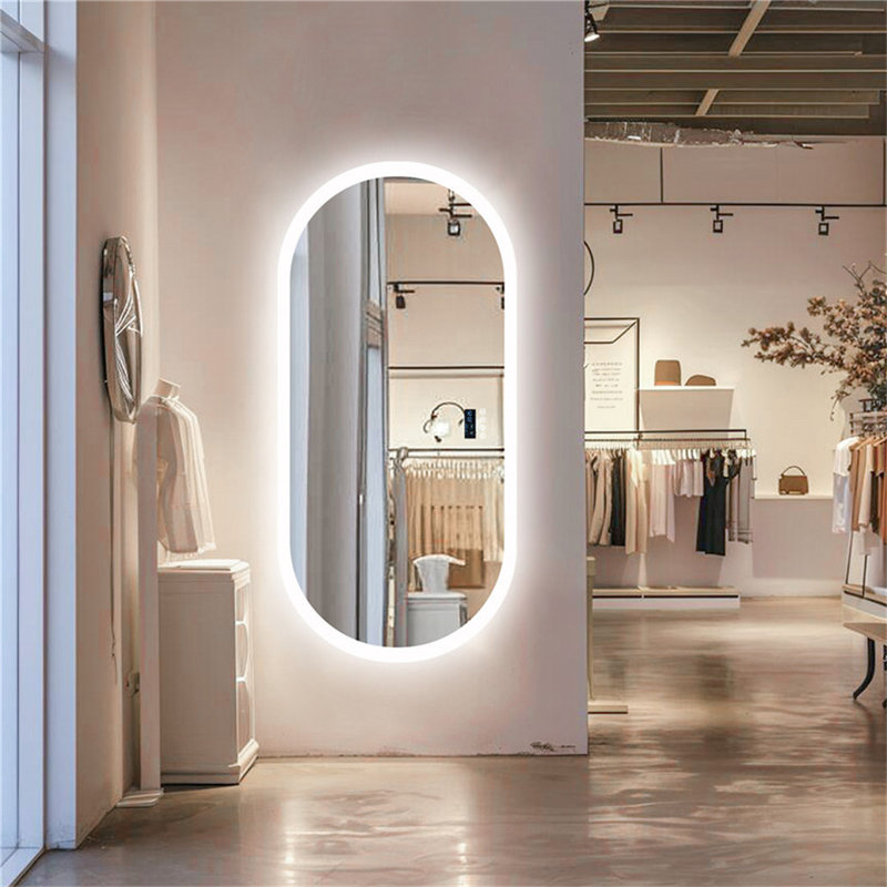 Oval Blutooth Led Mirror, 60 cm x 120 cm