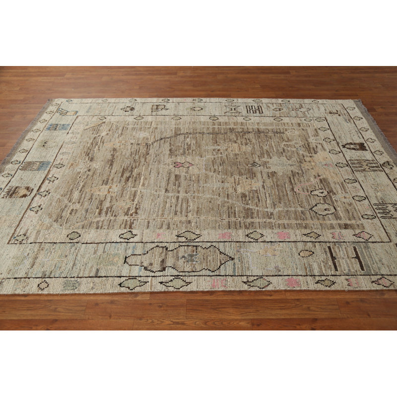 Tapis couleur de terre Oushak 5 x 8