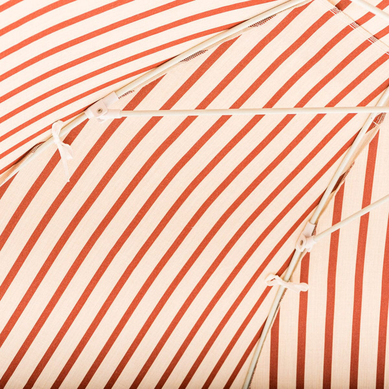 Patio 90'' W Umbrella, Red/White Striped