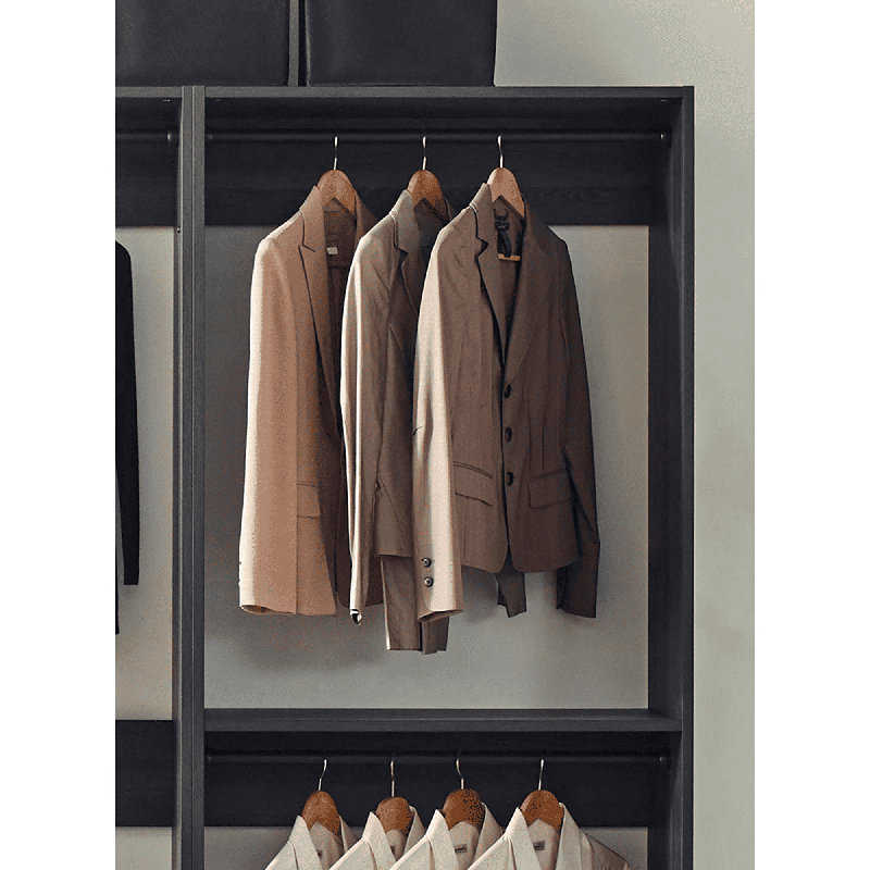 Placard en bois industriel Monica Farmhouse, Gris