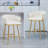 Celie 26" Velvet Upholstered Bar Stools-1461799061