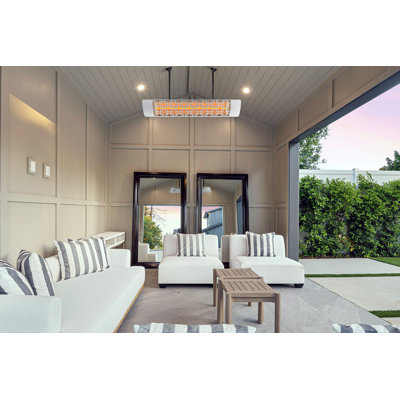 Eurofase Single Element 39 Inch 2000 Watt Electric Patio Heater