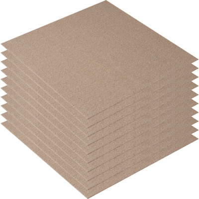18'' W x 18'' L Textured Cut And Loop Polyester Blend Carpet Tile