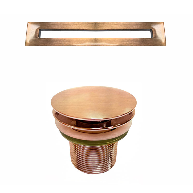 Pascal 63'' x 32'' Soaking Acrylic Bathtub, Oil Rubbed Bronze