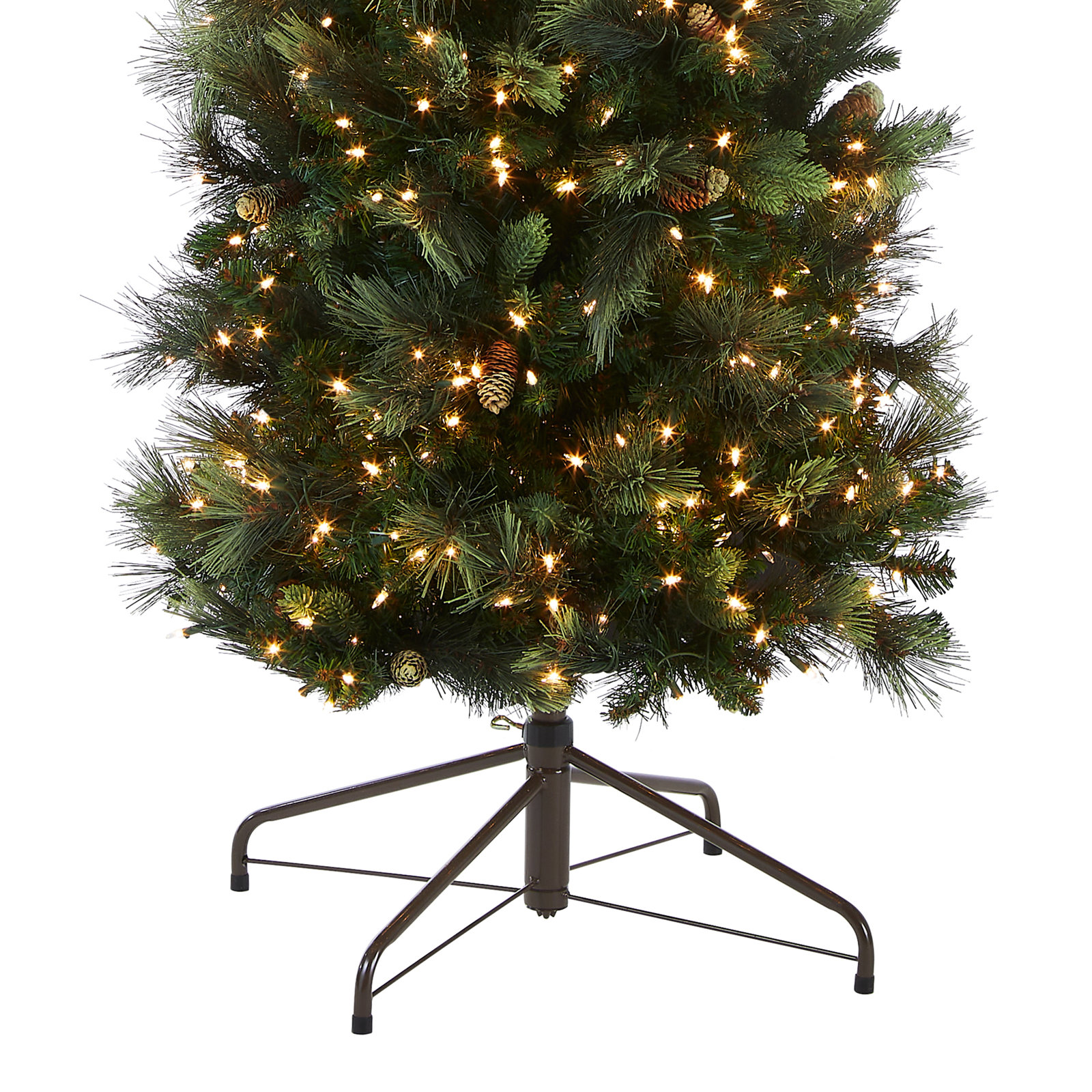 Slim Pre-Lit Pine Tree, 10'