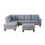 Canapé modulaire en L avec repose-pieds-1872162579