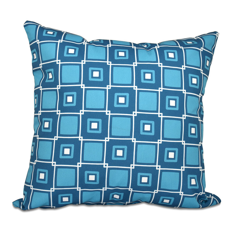 Housse et insert de coussin de plage, H 16 po x l 16 po, sarcelle