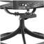 7-Piece All-Weather Cast Aluminum Dining Set, Include 6 Swivel Chairs and Rectangular Table With Black Frame (same sku:W1710S00465)