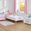 Kids White Toddler Bed – Princess