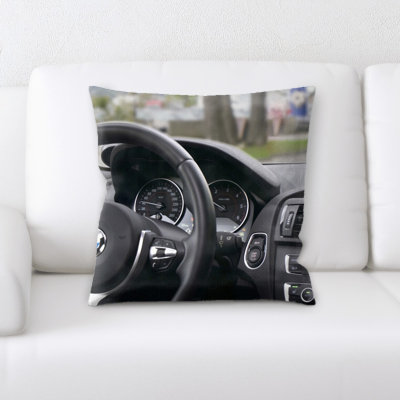 Microsuede Throw Pillow