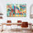 Road To Austin City Grunge Canvas Print-281187858