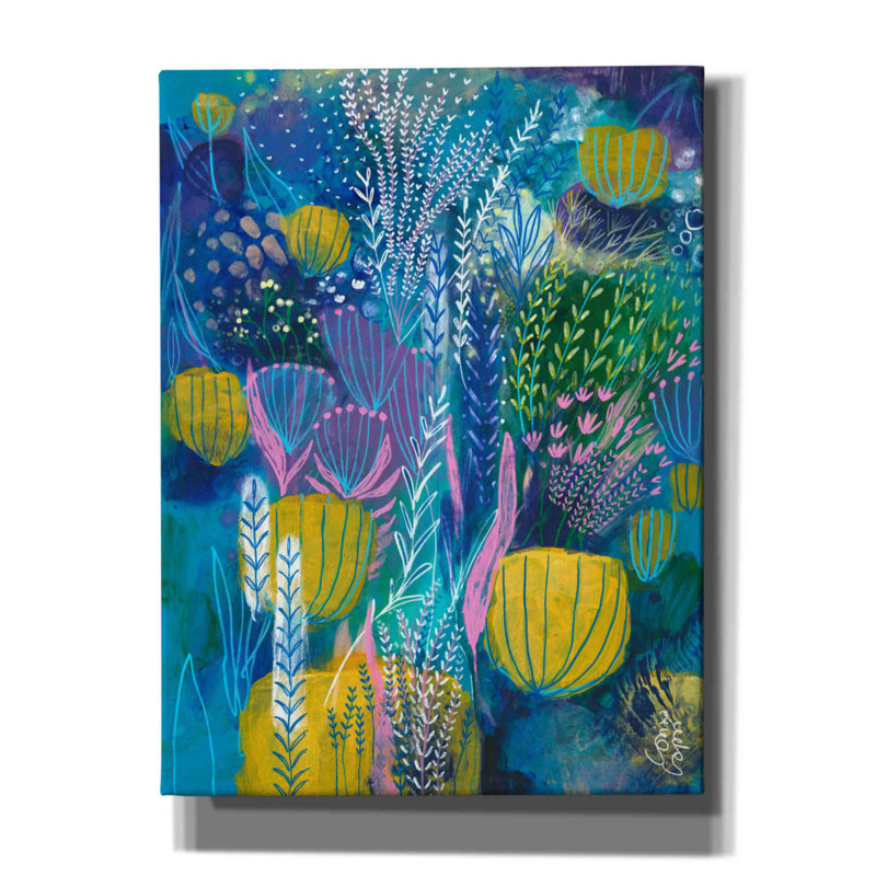 «Sea Life» par Corina Capri, impression sur toile, L 12 po x H 16 po