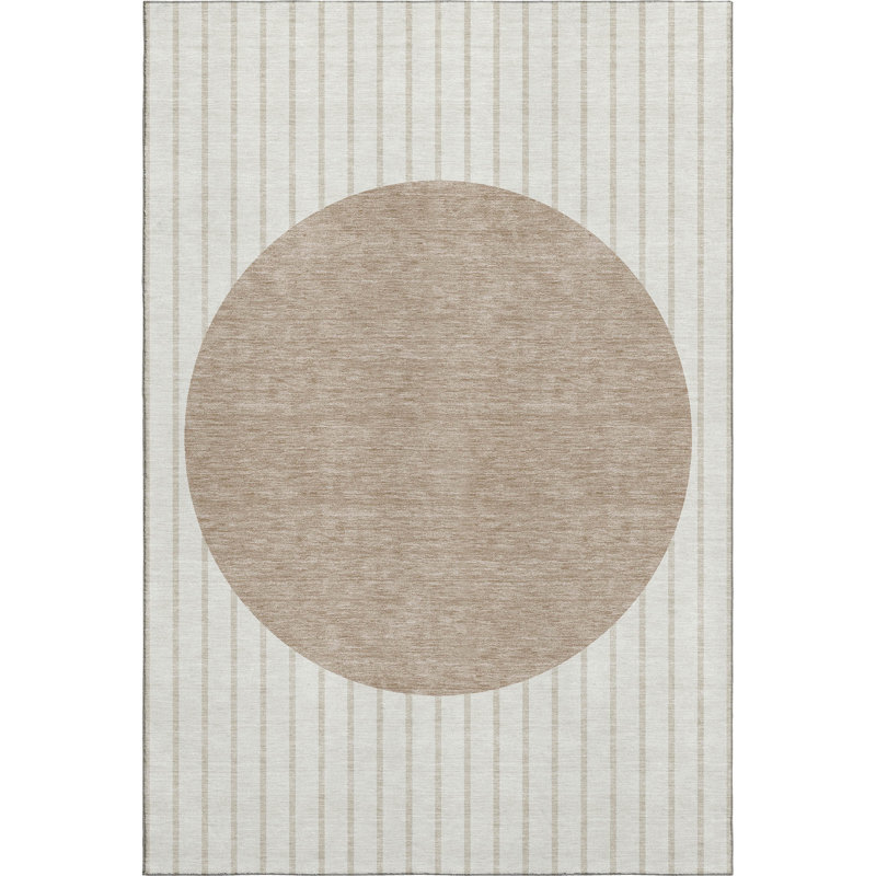 Premium Machine Washable Naglee AMF994 Stripes Rug, Rectangle 10 pi x 14 pi