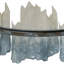 Lustre de tambour sculptural DEL Gadon de 28 po à intensité variable