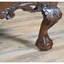Commode triple boules et griffes en acajou