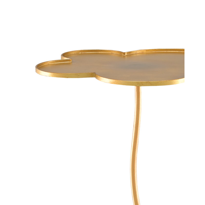 Fleur Iron Tray Top End Table