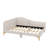 A Luxurious Upholstered Daybed With A Stylish Headboard And Comfortable Armrests-884209152