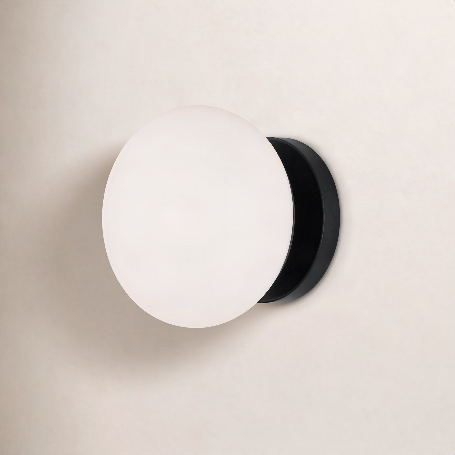 Vibi Single Light Dimmable Flush Mount Sconce, Aged Iron