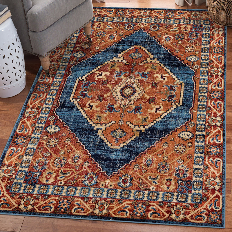 Tapis rouge de luxe Collection Luxe Weavers Howell, Rectangle 5 pi x 7 pi
