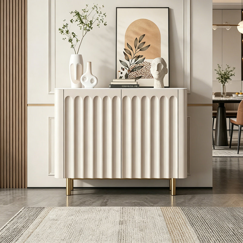 Buffet décoratif Modern Luxury, H 90 cm x l 90 cm x P 35 cm