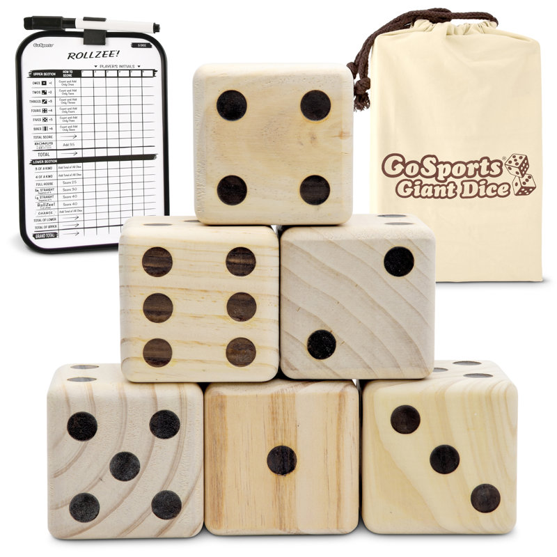 Giant Dice Set with Carrying Case
