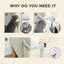 56cm Corner Cat Scratching Post with Sisal Scratching Pad Grey