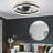 15.75" Low Profile Modern Style LED Ceiling Fan Light, APP+Remote Control, 6-Speed Fan, All Seasons-109247533-93722322-93722319